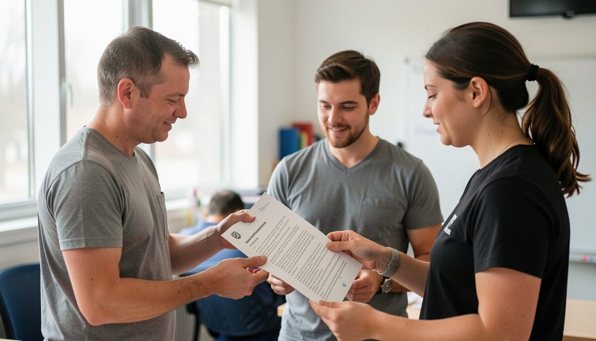 Mentors review a code of conduct to uphold ethical boundaries in youth mentoring.